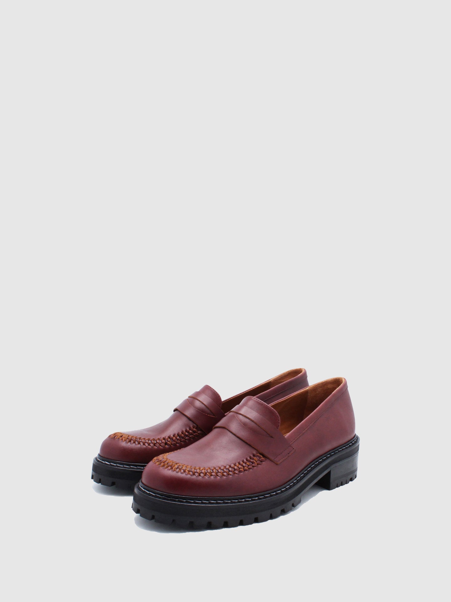 JJ Heitor Loafers Oxford em Bordeaux